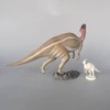 XINPANYIAN 1:35 Nanmu Parasaurolophus with Base Figure Nutcracker Soldier Statue