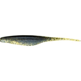 Bass Assassin Lures Shad Assassin, Gold Pepper Shiner, 5-Inch