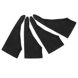 Zerodeko 4Pcs Thumb Guard Gloves Protective Finger Gloves for Painting Comfortable Breathable Design for Adults Men Women Finger Stop