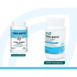 Enzimas Digestivas SFI Health Vital-Zymes Complete Cápsulas con 120 Unidades