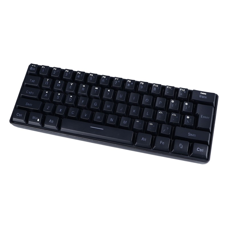61 Keys Gaming Keyboard 2.4G Bluetooth Wired 3 Modes Keyboard
