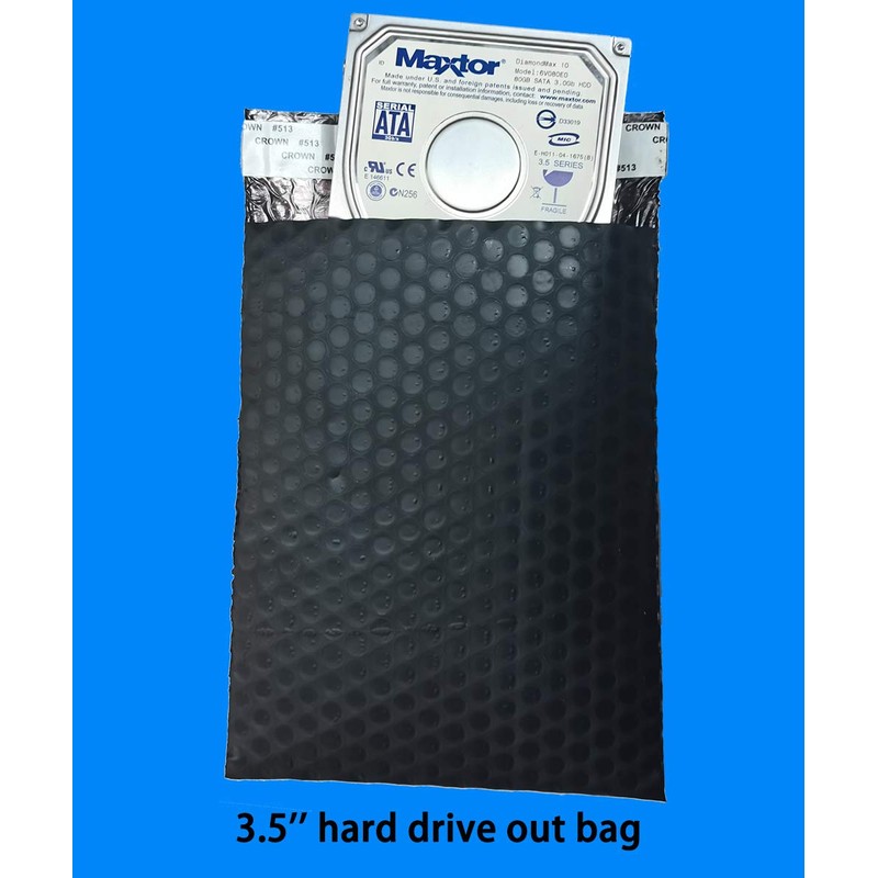 Daarcin 10pcs 6.3x8.2in/16x21cm AntiStatic Bubble Bags, Static Shielding Bag for