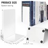 VONDERSO Heavy Duty White Decorative Metal Bookends, VONDERSO Metal Book