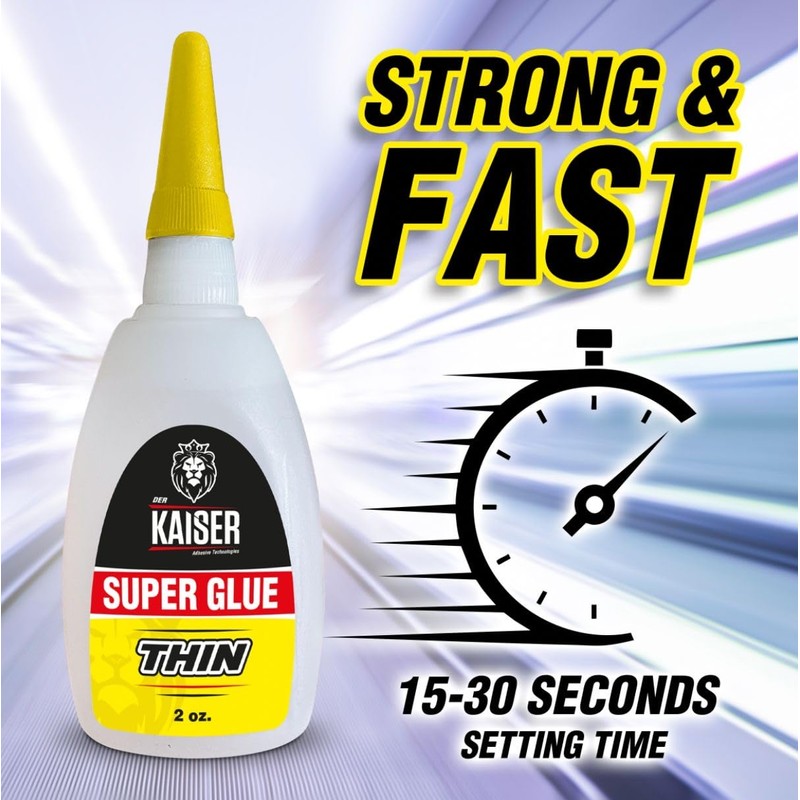 Der Kaiser Thin CA Super Glue – 4 Pack (4