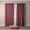 Vianney Juego Cortinas Blush Larga Pompones 1.50 X 2.30 M
