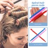 Spiral Perm Tool Barber Hairdressing Styling 22pcs Spiral Curl Styling