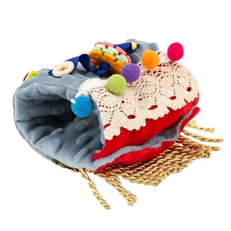 VOANZO Dementia Activity Pillow for Adults, Plush Pillow, Sensory Tactile