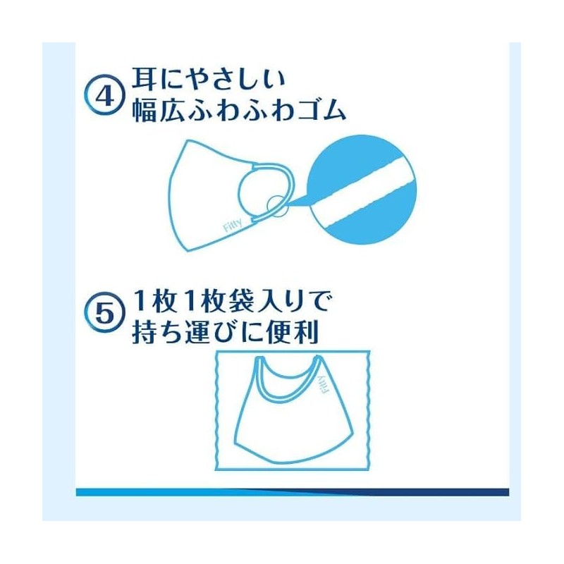 kurahooon 20 Bag Set, Tamagawa Eisai Fitty Brestac, White, Normal,