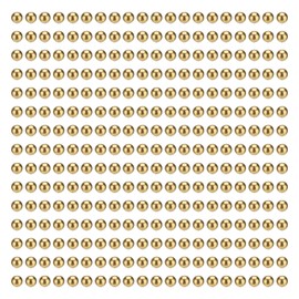 sourcing map 500 Pcs Bearing Balls, 4mm Diameter H62 Precision Solid Brass Bearing Balls Industrial Brass Ball Spheres for Machinery, Automotive, and DIY