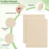 36 Pcs Microblading Practice Skin, Double Sided Microblading Supplies with