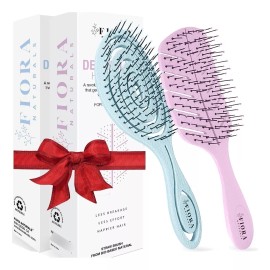 Fiora Naturals Cepillo Desenredante Para Cabello 100% Biológ