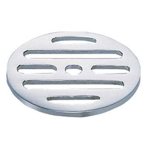 Kakudai 0400-34 Drainage Fittings, Round Dish Plate, Outer Diameter 1.3