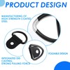 Jecdfs 8pcs Lashing Eyelets D Rings Construction Ring, V Mounting