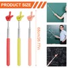 SGERUFZ 5 Pcs Telescopic Teacher Pointer Extendable Stainless Steel Pointing