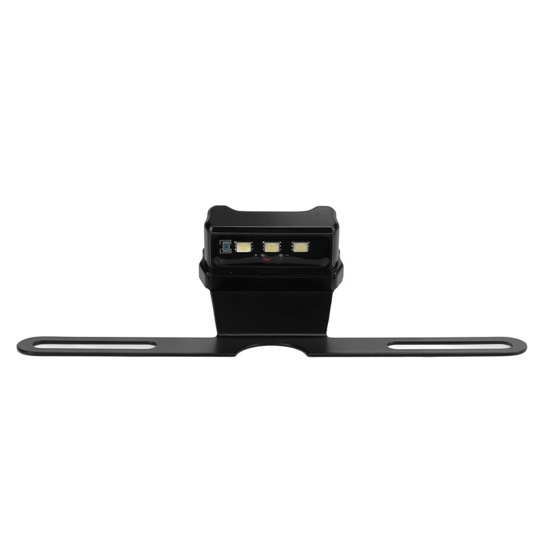 Motorcycle License Plate Lamp Blue LED with Bracket Univeral for