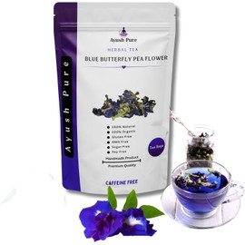 1000 Dried Whole Flowers Blue Flower Well Cleaned No Additives 100% Pure