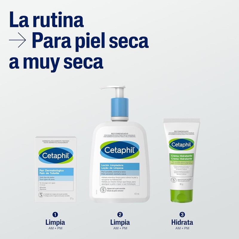 CETAPHIL Routine Sensitive Skin Care Set Facial Cleansing Lotion 470ml