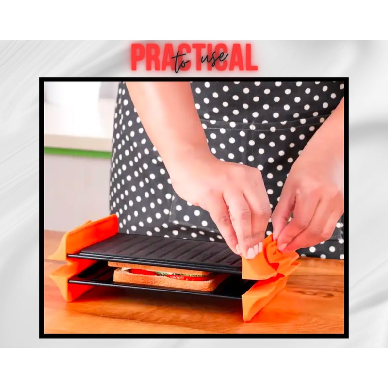 CONNECTEDUS | Microwave Grilled Cheese Maker | Sandwich Maker Toaster
