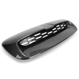 ECOTRIC Hood Scoop Compatible with 2007-2013 Mini Cooper S R55 R56 R57 R58 R59 Front Air Intake Vent Plastic Carbon Fiber Printing Color