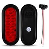 Traberm 6 Pcs 6" Inch Oval LED Trailer Tail Lights