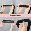 Snwprin 6Pcs Wig Edge Elastic Bands for Wig Lace Melting