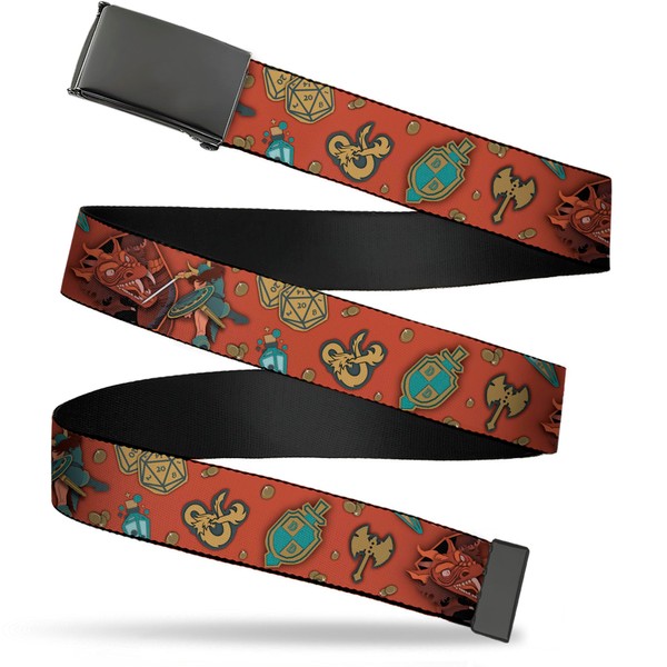 Buckle-Down Dungeons & Dragons Flip Web Belt Dungeons and Dragons