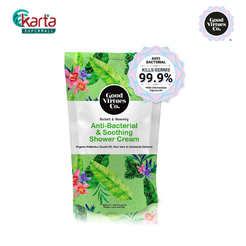 Good Virtues Co. Anti-Bacterial & Soothing Shower Cream with Cica