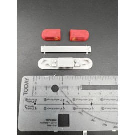 LED-Compatible Lightbar 1/24 1/25 Red Whelen 80H 90H 8000 Lightbar Police Sheriff Fire Highway Patrol