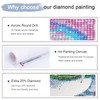 Sonsage Diamond Art Painting American Flag Kits for Adult 4th