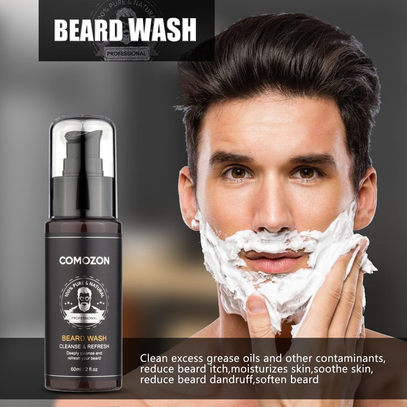 Beard Grooming Kit for Men, Beard Kit Gifts for Him,