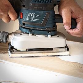 Trend Zirconium 1/3 Sheet 93 x 185mm 80 Grit Sanding Sheets, AB/THD/80Z, Pack of 10