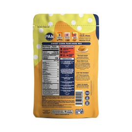 P.A.N Sweet Corn Pancakes Mix – Gluten Free Easy to Prepare 1 lb (Pack of 6)