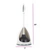 Superio Toilet & Sink Plunger and Holder Grey, 1-Pack