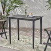 Christopher Knight Home Teresa Outdoor Minimalist Acacia Wood Rectangle Bar