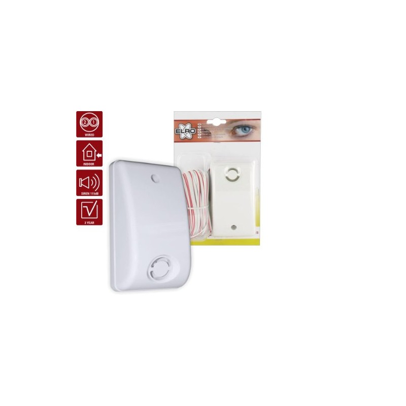 Elro SA105 Indoor Siren for Security and Home Automation System
