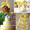 Lemon Yellow Satin Ribbon 40mm, 22 Meters Lemon Yellow Fabric