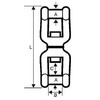 MarineNow Jaw - Jaw Swivel Anchor Connector 316 Stainless Steel