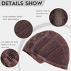 simkaylee Brown Highlight Wigs for Women 14 Inch Short Shoulder