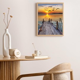 LZLHDE Diamond Painting, Diamond Painting Adults, Diamond Painting Pictures 5D Landscape DIY Mosaic Making Craft Set Suitable as a Gift, for Relaxation and Wall Decoration (30 x 40 cm)