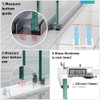 Sliding Shower Door Bottom Seal - 2 Pack for Frameless