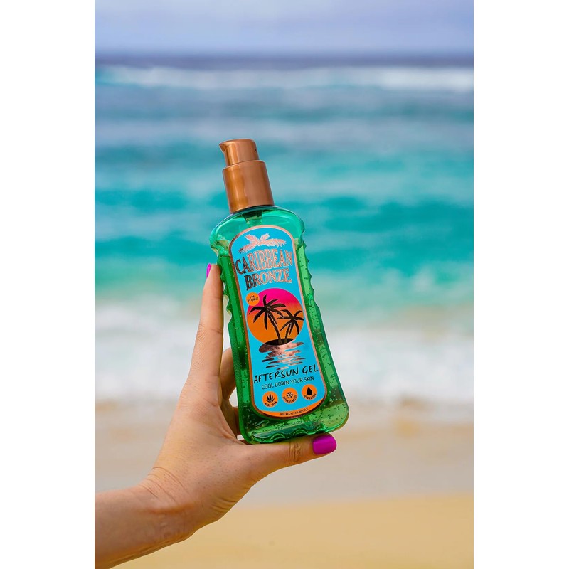 Caribbean Bronze Aftersun Gel with Aloe Vera 93% - Moisturising,