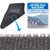 BDK InterLock Car Floor Mats - Secure No-Slip Technology for