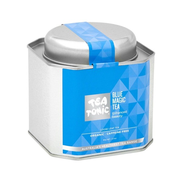 TEA TONIC Blue Magic Tea Tin 60g ( loose tea leaf )