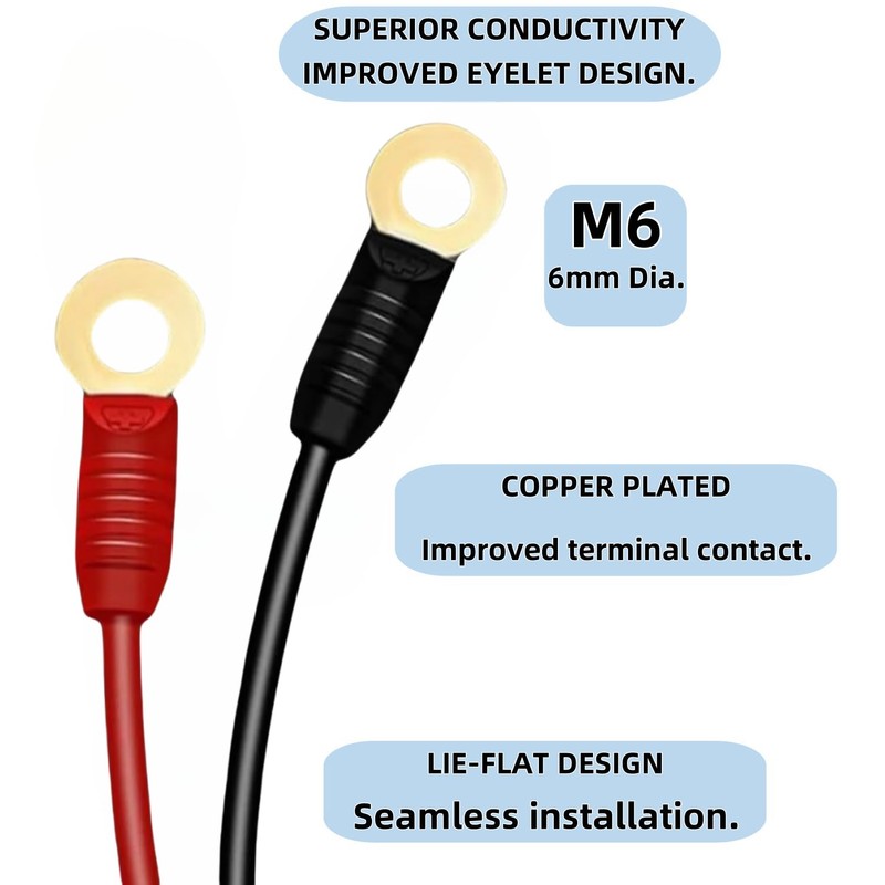 GC002 X-Connect M6 (1/4in) Wires Harness for NOCO Eyelet Terminal