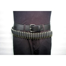 .308 Cal. M60 Silver Bandolier Costume Belt – 7 Link Extension Strip