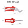 2 Pack Garden Pruning Shears,Gardening Scissors, Garden Scissors,Gardening Shears