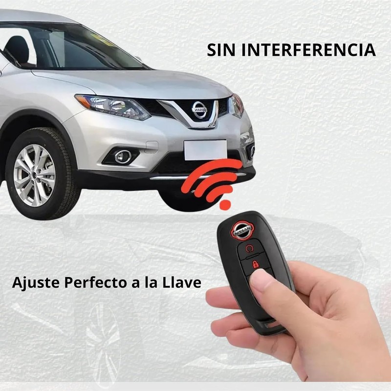 Genérico Funda de Silicona para Llave de Coche Nissan Versa