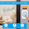 VFANDV Wireless Bell, Socket Wireless Bell, Waterproof Wireless Doorbell, Waterproof