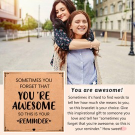 UPROMI Bracelet for Women/Men, Birthday Gifts for Teen Girls Women Her, Stone Cubic Zirconia, Cubic Zirconia