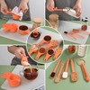 Viwehots Measuring Cups and Spoons Set Set 15, Dry Plastic